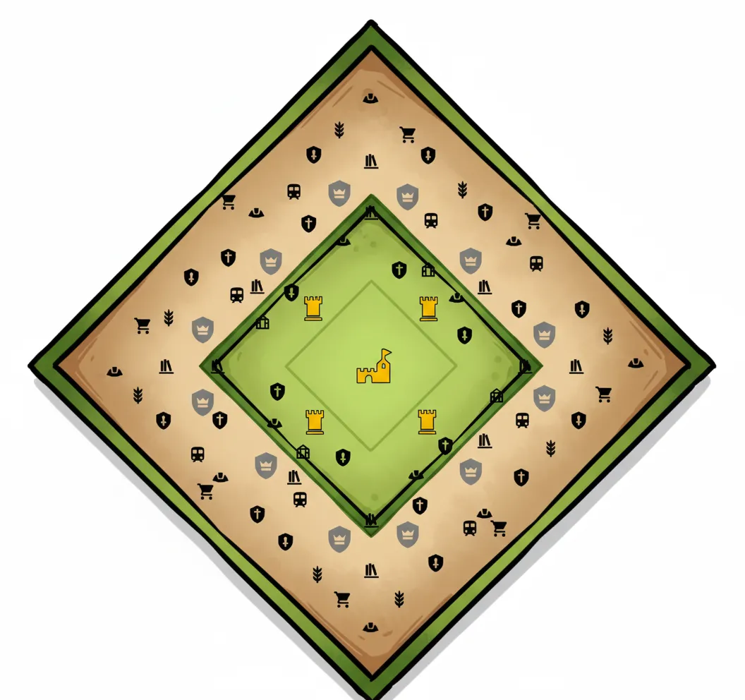 Kingshot Server Map preview showing altars, buffs, and live ownership overlays